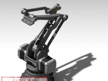 CATIA设计的工业机器人-机器臂