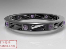 catia珠宝设计-戒指（六颗宝石）